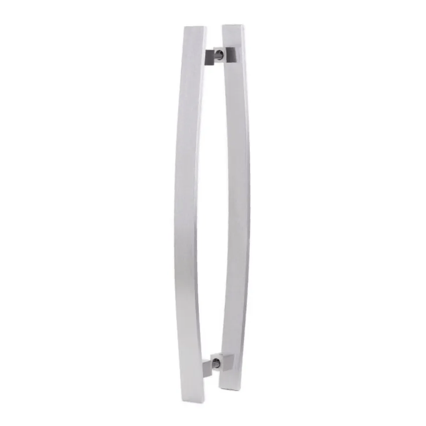 Puxador para Porta Pivotante Curvo 40cm para Porta de Vidro Madeira
