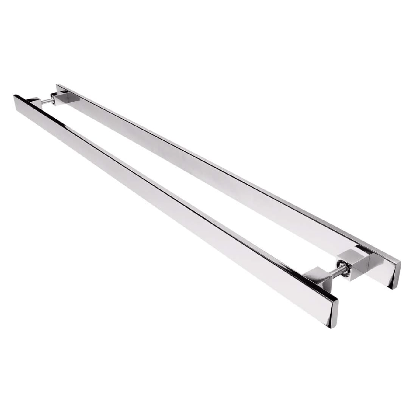 Puxador De Inox Para Porta Pivotante Madeira Vidro 80cm.