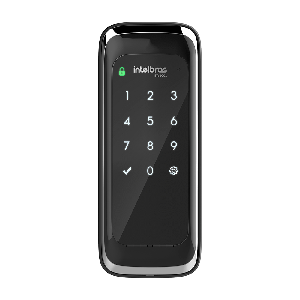 Fechadura Digital Smart de Sobrepor Preto - IFR 1001 - Intelbras